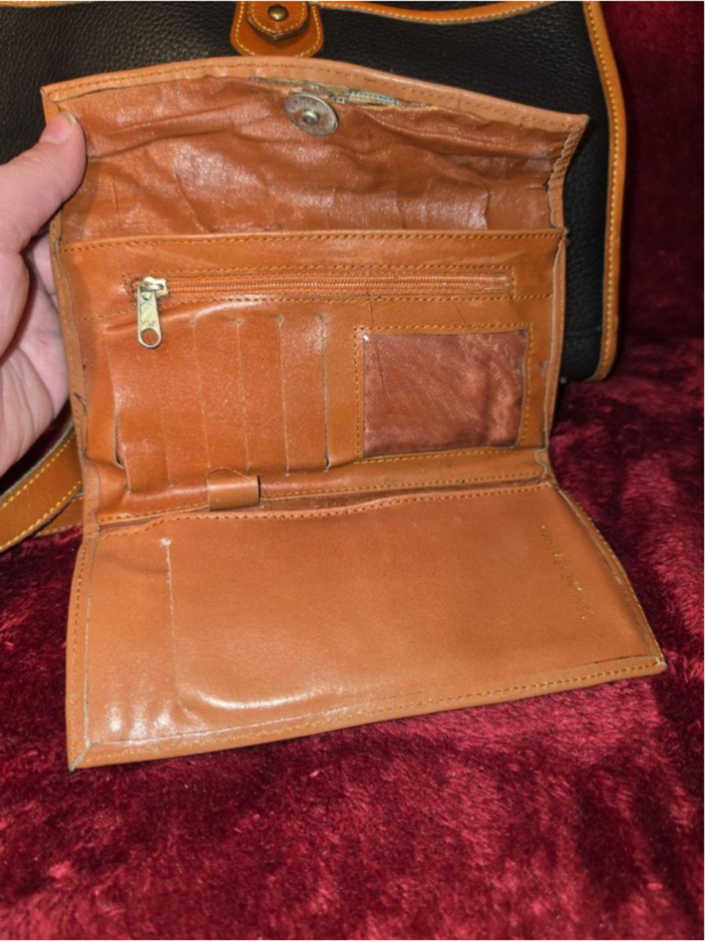Women's Dooney & Bourke Crossbody Bag One Size Black Brown - Picture 15 of 15
